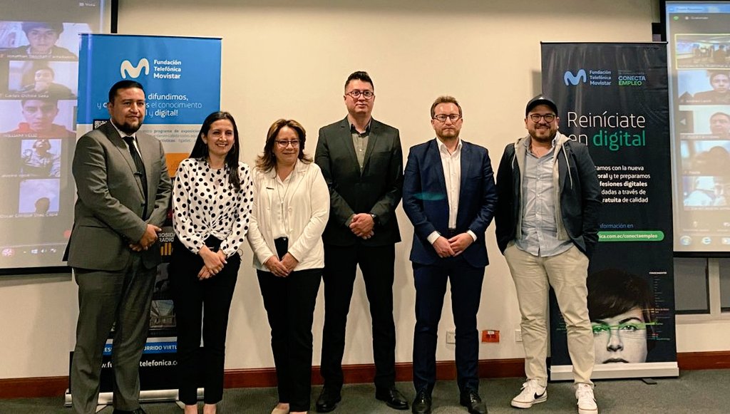 LuisBenatuilV's tweet image. ¡Nuestro compromiso como #AliadoDigitalDelEcuador🇪🇨 se sigue plasmando en acciones concretas! 

Hoy, Fundación Telefónica @FTMovistarEc inauguró el curso gratuito de formación acelerada en #ciberseguridad, una temática fundamental para la #digitalización👏

¡Seguro será un éxito!