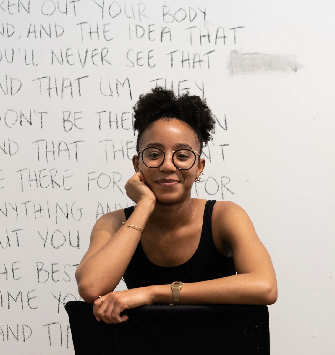 TroutMuseum's tweet photo. A new Art is Her artist for you featuring Shiloah Coley! The Art is Her exhibition series profiles female artists, rotating in TMA's Atrium every two months. Empowered by Kimberly Clark.

See Shiloah's work through Aug 31!
https://t.co/JrWEsogfyz

Headshot by Dylan Singleton https://t.co/XwNfjqZ7sT