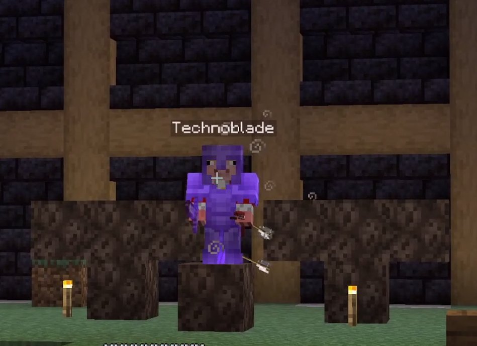 hourlytechno's tweet photo. Technofact of the Day: Technoblade has never lost any of the wars he's fought in! https://t.co/4NNqSM5hiJ