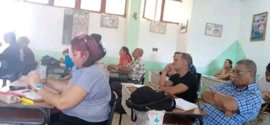 IprRamirez's tweet photo. #EducadoresCubiteños Se desarrolla  la RIACT Municipal en el @IprRamirez Sierra de Cubitas  Puntualizando las principales tareas a desarrollar antes del cierre de esta etapa. #CubaMined #CubitasEn26 #VeranoConTodos 
#EducadoresCamagüeyanos https://t.co/kfc3OoYpWm