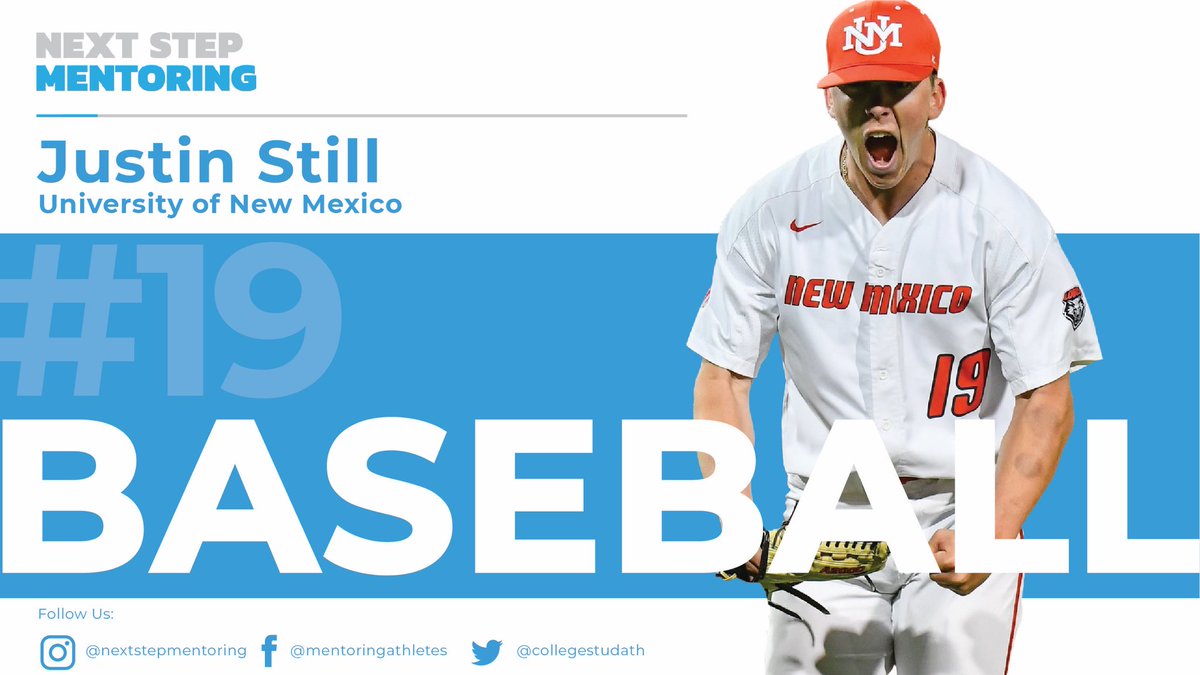 Thank you Justin Still, a graduate of <a href="/Perry_Pumas/">Perry High Athletics</a>, and a student-athlete <a href="/UNM/">Univ. of New Mexico</a> <a href="/UNMLoboBaseball/">UNM Baseball</a>, for joining a nation-wide network of mentors <a href="/CollegeStudAth/">Next Step Mentoring</a> to mentor the next generation of college student-athletes.  Visit Stepmentoring.com.