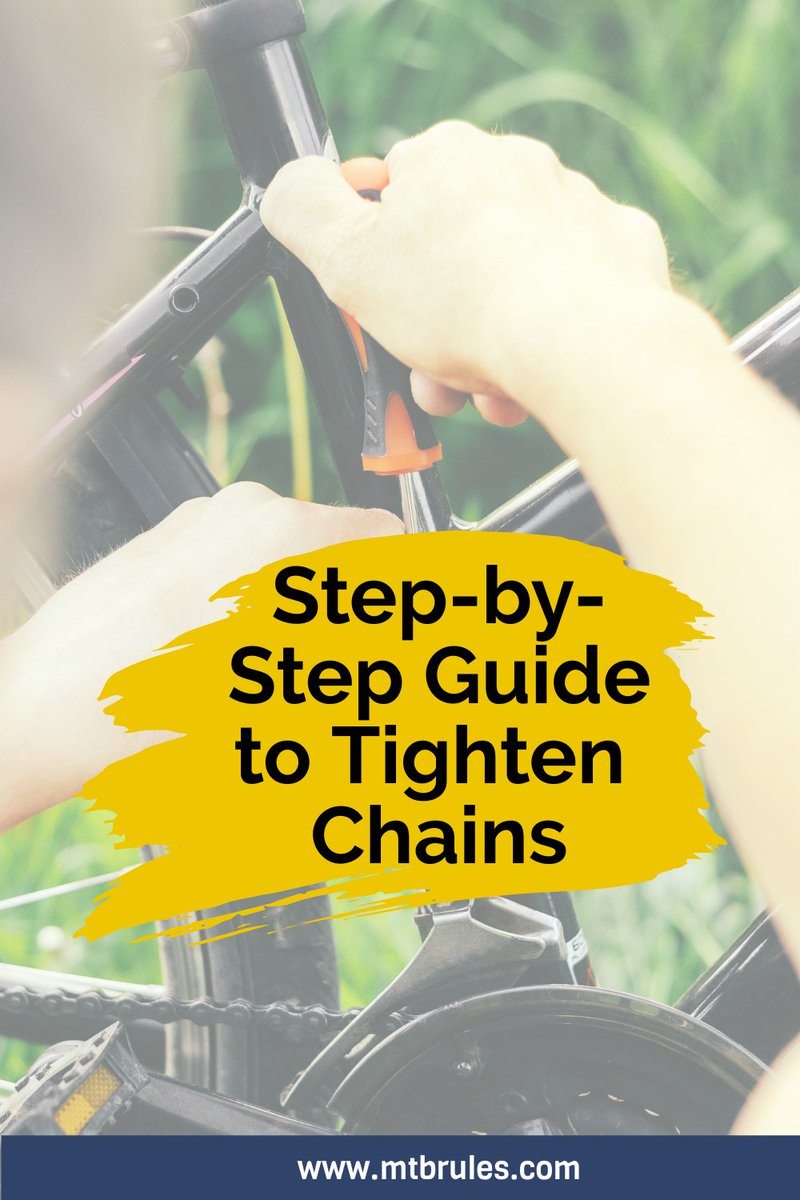 MTB_Rules's tweet photo. Loose chains can also affect your bike's performance by making it harder to pedal and more prone to falling off the bike. Here are simple steps to tightening your mountain bike chain!

https://t.co/ko5i7rlPcV

#MTB #MountainBiking #Chain https://t.co/60Tv8qL4P3
