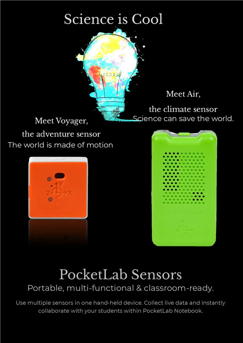 SitechNz's tweet photo. Inspire students to 
Be Curious- Be Adventurous- Be Scientist for a day- Be Scientists for life.
PocketLab is a hands-on, classroom-ready learning system that brings STEM labs and lessons to life.

#Principals
#College
#PrimarySchool
#IntermediateSchool https://t.co/PRyx0IZ6jd