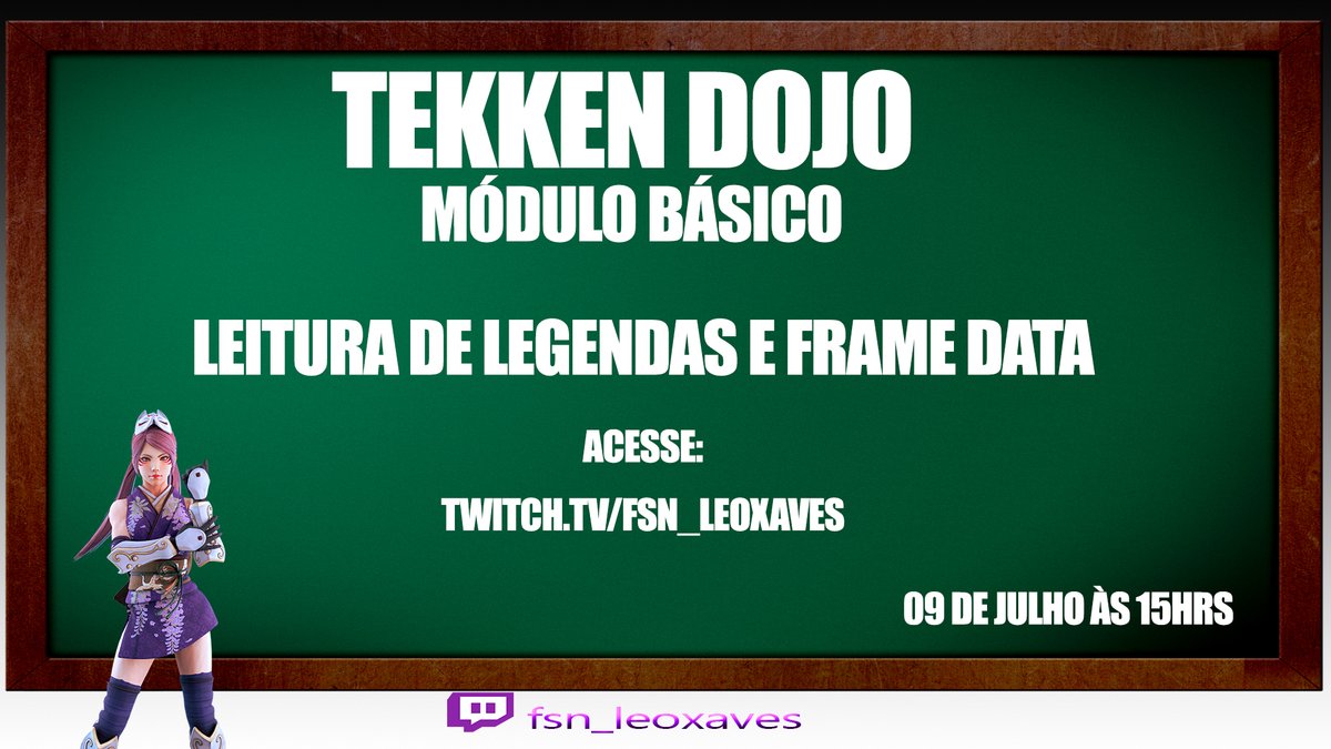 leoxavesllc's tweet photo. Fala pessoal! Venham experimentar um pouco do meu método de ensino...
Se está iniciando essa aula será muito boa para você!
Link no Banner!
#Tekkendojo
#tekkentips
@fusionesportsba https://t.co/K6fSdlNotI