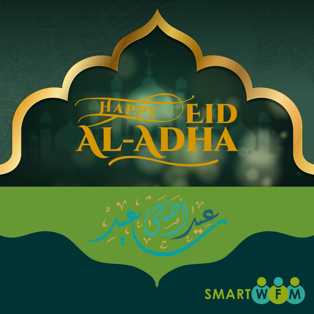 Eid al-Adha Mubarak! Smart WFM wishes our Muslim team members and their families, our Partners and friends, peace, harmony, happiness, good health, and prosperity on the auspicious occasion of Eid. Eid al-Adha Mubarak to you and everyone at home.

#Eid #celebrate