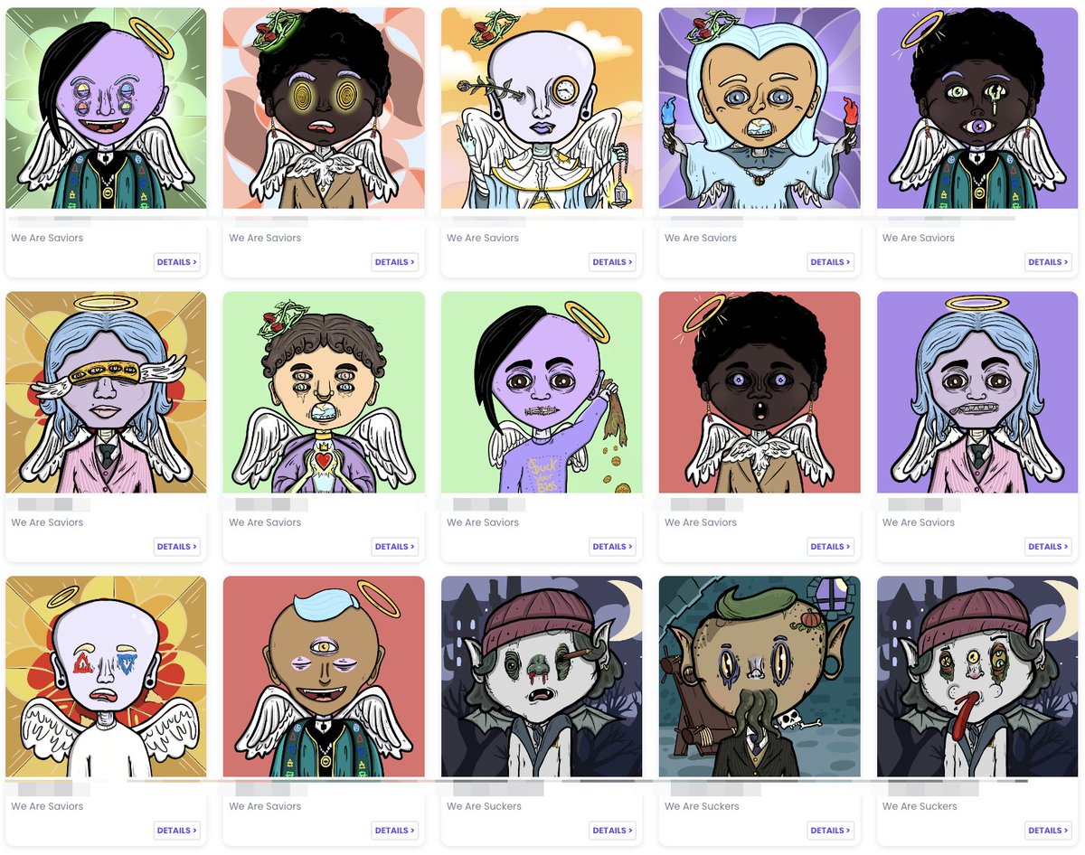 Just added 5 more <a href="/WeareSaviorsnft/">Saviors</a> to my cute family of #WeSuck #WeSave #NFTs @WeareSuckersnft #Suck4Suck #Save4Save Thanks for the cool artwork, @Vladthehodlr