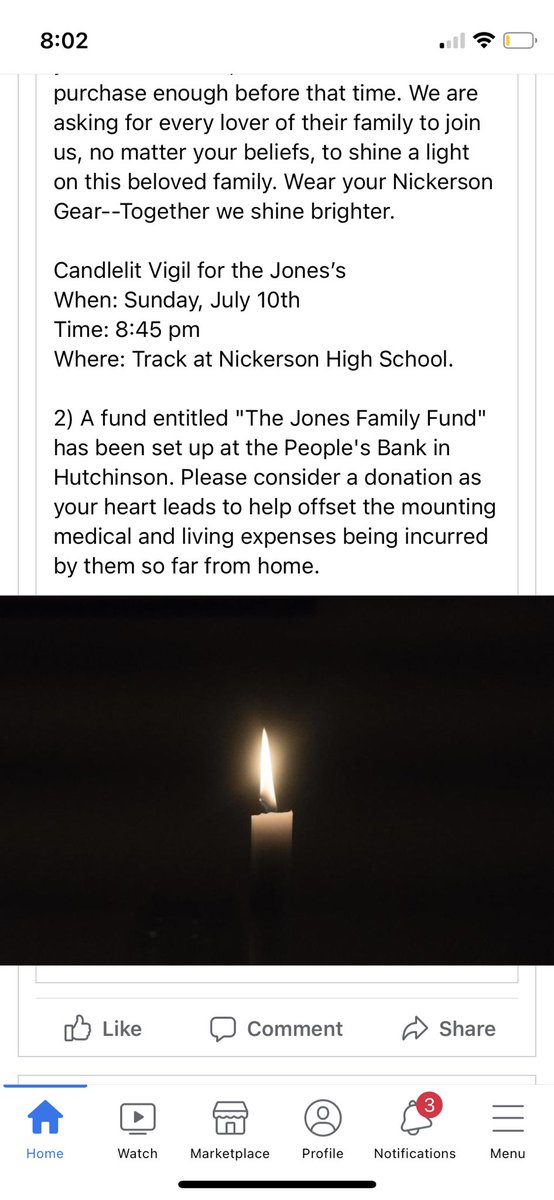 win_vikings's tweet photo. Our hearts are with the Jones family and USD 309. Please see below: https://t.co/efeosh0NTe