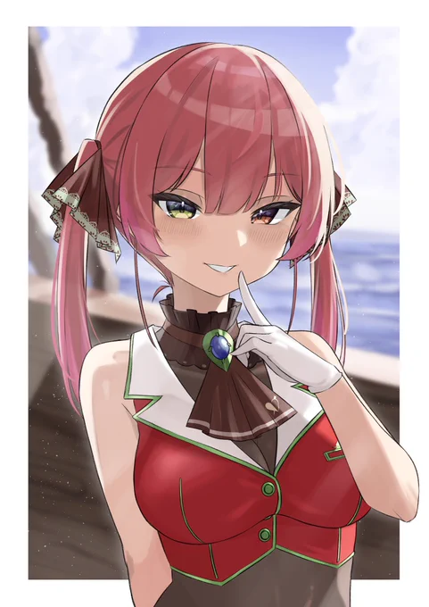 #マリンのお宝 「昨日のことは、ナイショだゾ」