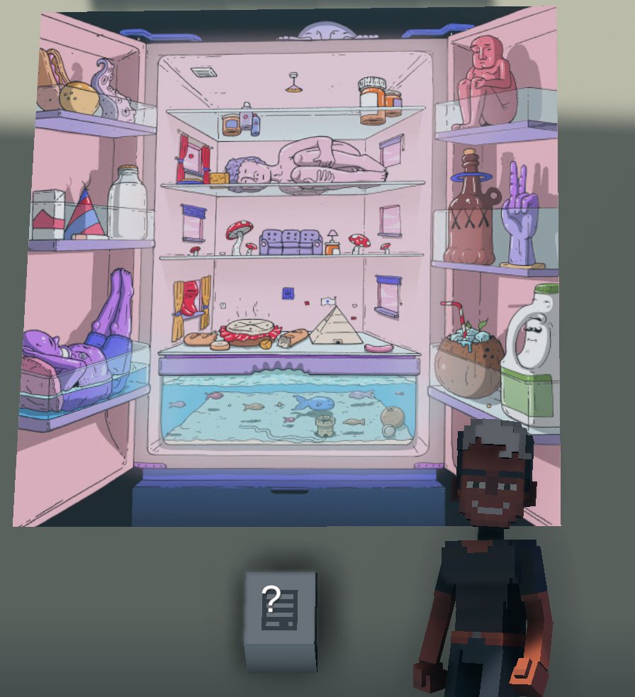 harajolion's tweet photo. @TheSandboxGame @MOCDA_ I just participated in the #TheSandbox weekly contest for a chance to win 200 mSAND! Here is my favorite piece from the ‘Impossible Worlds’ exhibition, check out my screenshot below!
👇 https://t.co/VD89lk8xqI