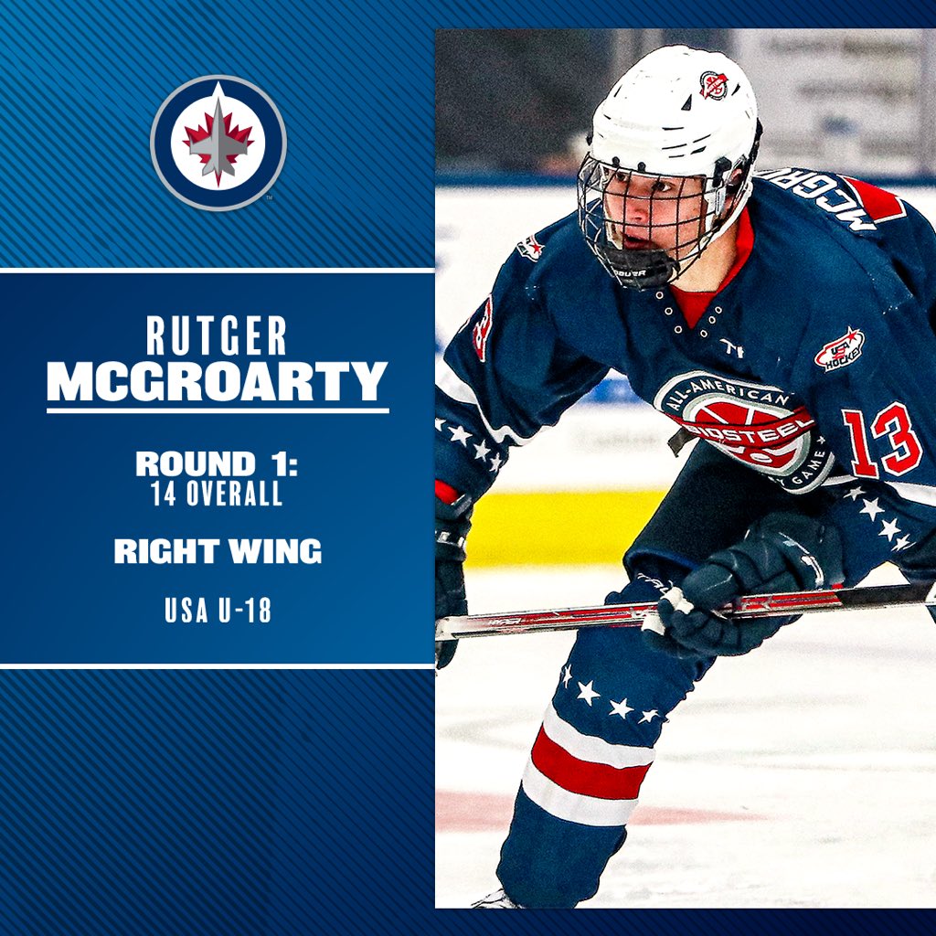 NHLJets's tweet photo. We got our guy‼️ https://t.co/TiCZeczJRK