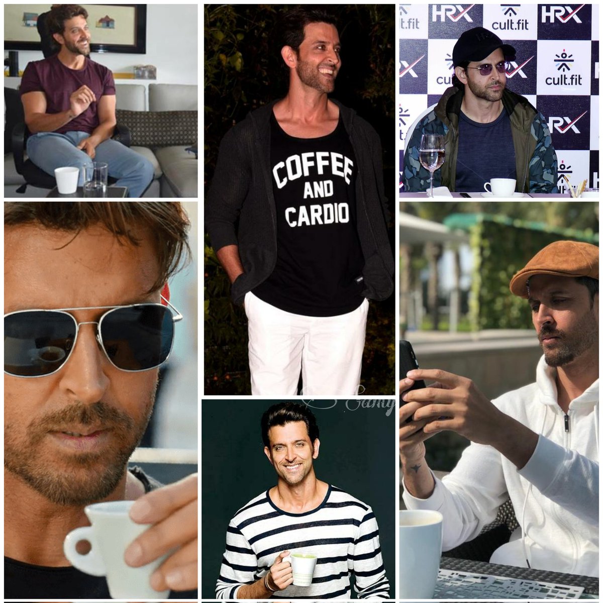 Hot Man &amp; coffee!
#HrithikRoshan