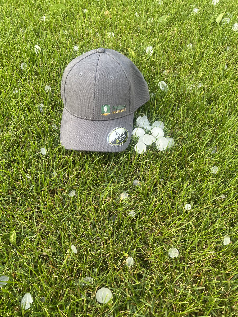 When the new hat arrives the same day as the hail!