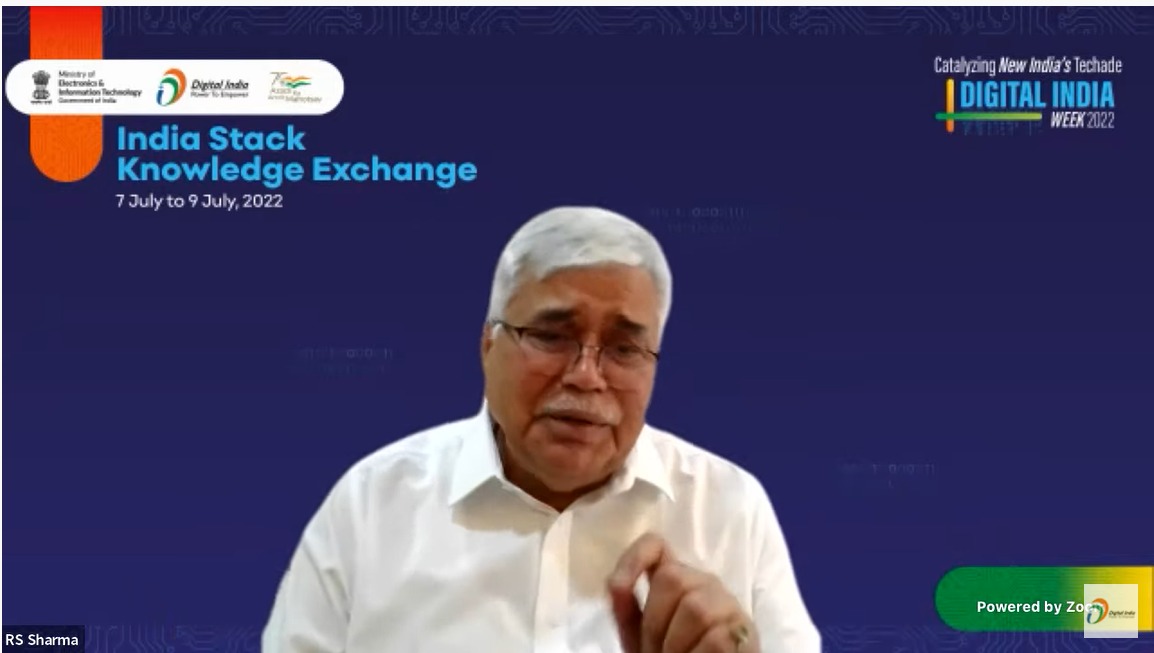 _DigitalIndia's tweet image. #DIW2022 | &quot;Overarching parameters of a robust software are scalability, speed &amp;amp; accuracy.&quot; - Dr. @rssharma3, CEO, @AyushmanNHA at #IndiaStack Knowledge Exchange.

#HealthStack #healthcare #ayushmanbharat @MoHFW_INDIA