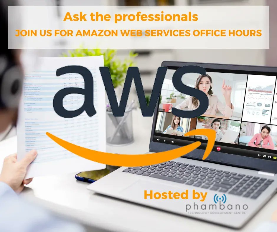 Do you have any AWS Credits for Nonprofits related questions?
Join us during Office Hours at 2pm SAST 20 Jul; 17 Aug; 21 Sept; 19 Oct where the AWS experts will answer your questions and share tips to using AWS Credits 
Sign up buff.ly/3OPagbF
#CloudComputing #ASW☁️