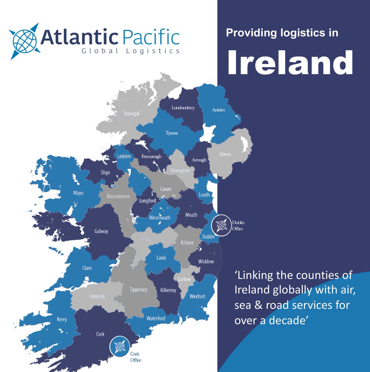 atlanticpac's tweet photo. Over a decade providing our unique international logistics and supply chain solutions in Ireland.
https://t.co/EAiUfjL1Tv
#apgl #irishlogistics #irishcargo #irishshipping #irishtransport #irishsupplychain https://t.co/aBnMeKk1HF