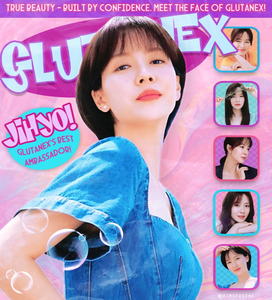 kimseugene's tweet photo. Meet the face of Glutanex!🪞

Your newest skincare companion, vouched for by Korea's top visuals, Song Ji Hyo!

Ready to build your confidence? 😉

#SongJiHyo #송지효 #JihyoXGlutanex #FanArtForJihyo https://t.co/P0IwlYLgiM