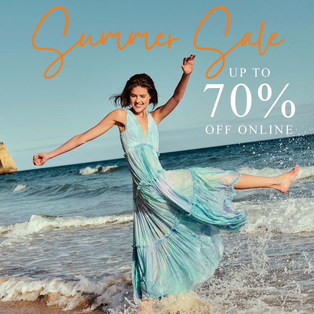 🎉 The Abi Fisher Summer Sale is now online! Shop the collection at up to 70% off and enjoy free shipping on orders over £150! 🧡⁠