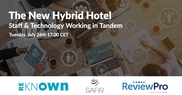 The need for automation is more pressing than ever. 

The answer? An automated approach where hoteliers and technology work in tandem.

Welcome to hybrid hotels. Save your spot here: ow.ly/8Isv50JPlXt

#webinar