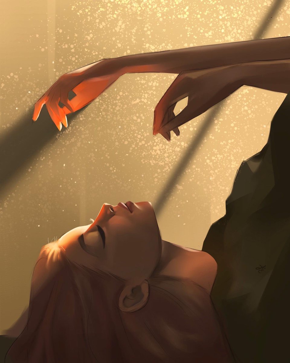 Basking in the sunlight, as if her only energy source. pondering when the world comes crashing down, who she would give the last call. #digitalart #Procreate