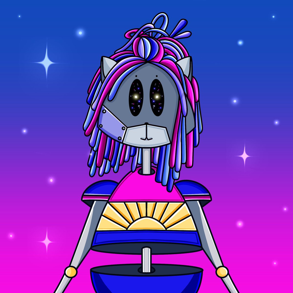 🚀Super Space RoboCats🚀

Each RoboCats is hand drawn❤️🙌🏻 and has its own mission and character. Bright, amazing and unique!

Meet Molly and Bob!

0.02 ETH 

41/150
18 sold

ETH &amp; POLYGON

Pick your favorite!
🐈❤️🤖

More ROBOCATS⤵️

opensea.io/collection/sup…