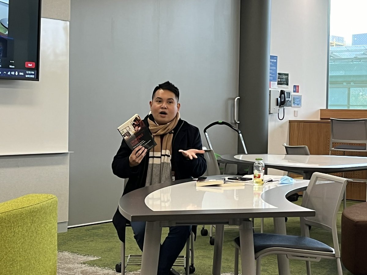 Congrats <a href="/earvsc/">Earvin Charles B. Cabalquinto, PhD</a> for a great book launch! 🎉 and such good advice for ECRs wanting to publish a book! #ASAA2022