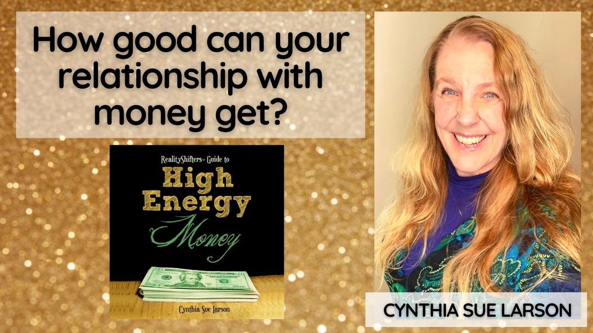 cynthialarson's tweet photo. I talk with Judita Koteles about consciousness, kundalini, &amp; high energy money.  It is possible to improve your relationship with money!
#money #prosperity #highenergymoney #moneymiracles
https://t.co/9vyzvgxTzR https://t.co/RVOxnHlmqj