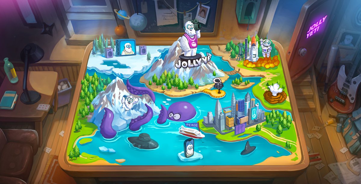 Where would you like to live on Jokul🏔️? 
Pick a spot and start your journey! ✌️

#yeahti #NFTCommunity #NFTs