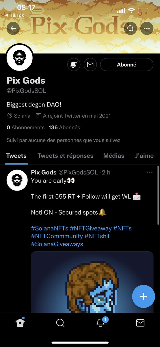 jsinaaaNFT's tweet photo. @PixGodsSOL DONE ! https://t.co/uuvk703Rzt