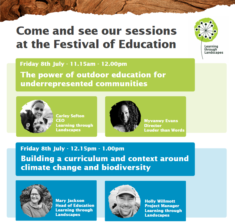 If you're at #EducationFest today, don't miss our two sessions being delivered by our CEO <a href="/carleysw/">carley sefton</a> and Head of Education and Communities <a href="/mejmidge/">Mary Jackson</a>

And don't forget to visit our stand in the Sustainability Summer Fete <a href="/EducationFest/">Festival of Education 🇬🇧</a>