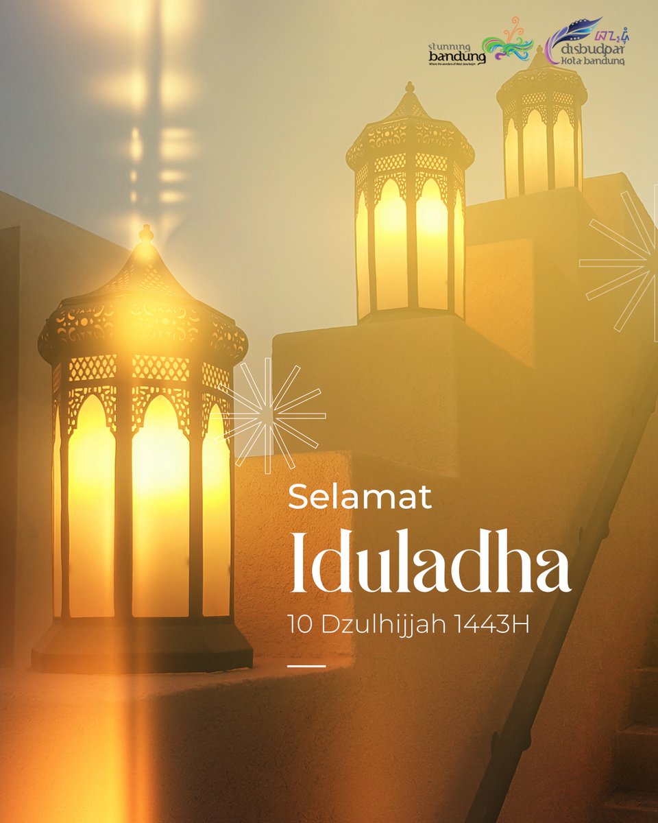 Selamat Iduladha 1443H bagi Wargi yang merayakannya. Mari jadikan Iduladha sebagai momen untuk senantiasa berbagi rezeki dan kebahagiaan kepada sesama manusia😇⁣⁣⁣⁣

Minal aidzin wal faidzin, mohon maaf lahir dan batin ya Wargi!😊

#Iduladha1443H