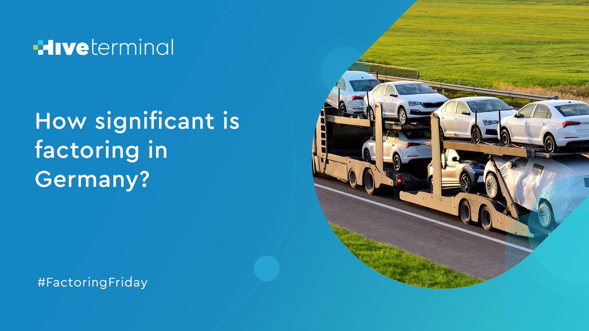 In 2020 the estimated size of the factoring market in Germany 🇩🇪 was 270 billion EUR. The equivalent to over five million lovely shiny new #VW ID4s 🚗.  Every household in Belgium 🇧🇪 could have one for that!  You can see why Hiveterminal is expanding! #smartBusiness 🧠
