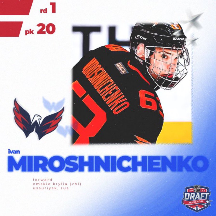 Barstooldmv's tweet photo. Miroshnichenko to DC #CapsYear https://t.co/nqc7s7vdBY