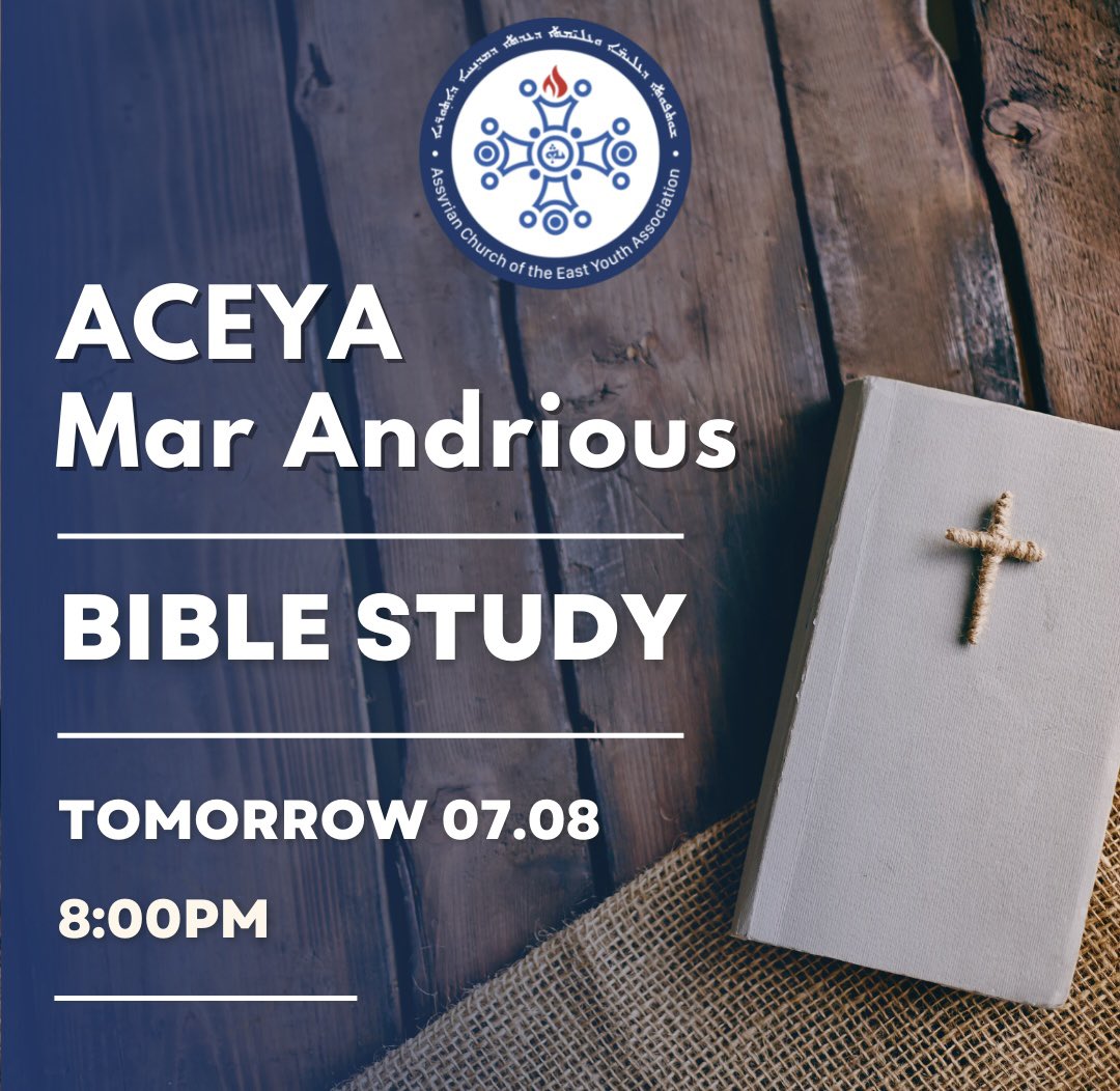 MarAndrious's tweet photo. Bible Study will be tomorrow (07.08) at 8pm. We pray for your arrival! 🙏🏼

⛪️ Youth Bible Study welcomes anyone between the ages 13-30, we encourage you to bring a friend https://t.co/WINm0a8gER