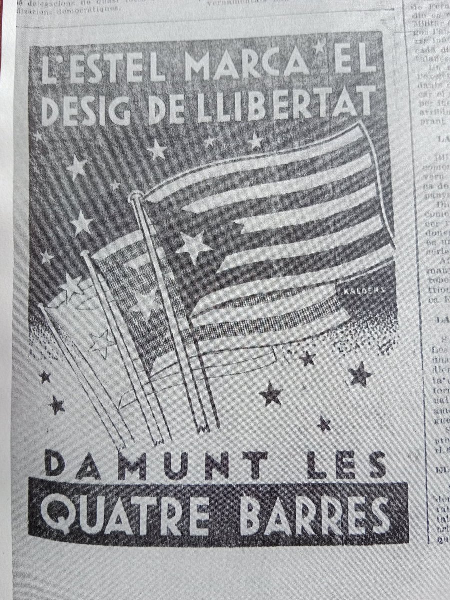 LluisDuran3's tweet photo. Kalders (Pere Calders) al "Diari de Barcelona" (1936), òrgan d'Estat Català. https://t.co/mElGqr8avm
