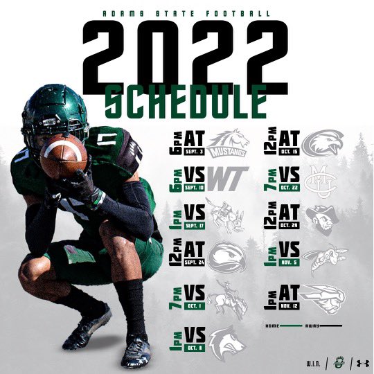 CoachJHarrison_'s tweet photo. Schedule update! Week 2 against West Texas A&amp;M will now be played in Alamosa, CO on Sept 10th. Fired up about this fall with my guys.🔥🔥🔥 

Go Grizz 🐻 https://t.co/xTRCUbjUcX