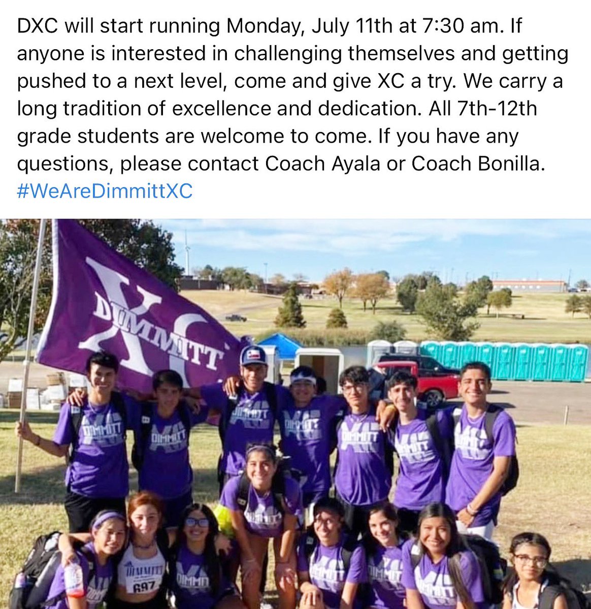 Dimmitt XC (@dimmittxc) on Twitter photo 