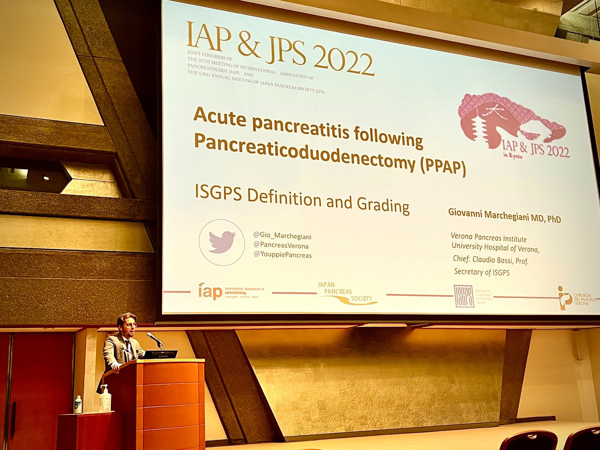 Gio_Marchegiani's tweet photo. Acute pancreatitis post pancreatectomy (PPAP) Symposium 🇯🇵

💥 The "BIG-BANG" of postoperative complications!?

🧪 Early and sustained elevation of blood amylase predicts PPAP

🔮 POPF prediction should be dynamic and PPAP is now in our toolbox 

👇👇👇
https://t.co/gsR3uzpFq5 https://t.co/UaAP306iyR