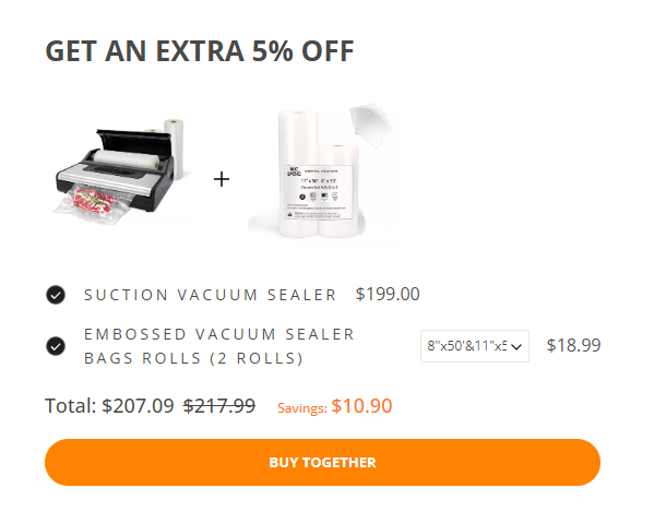 WevacTech's tweet photo. 🌟SPECIAL OFFER🌟
Buy Wevac Machine & Bag together and get an extra discount!
https://t.co/0U8ZEdEn71
#Wevac #vacuumsealer #sousvide #foodpreservation #moneysaver #vacuummachine https://t.co/U7evDdaprw