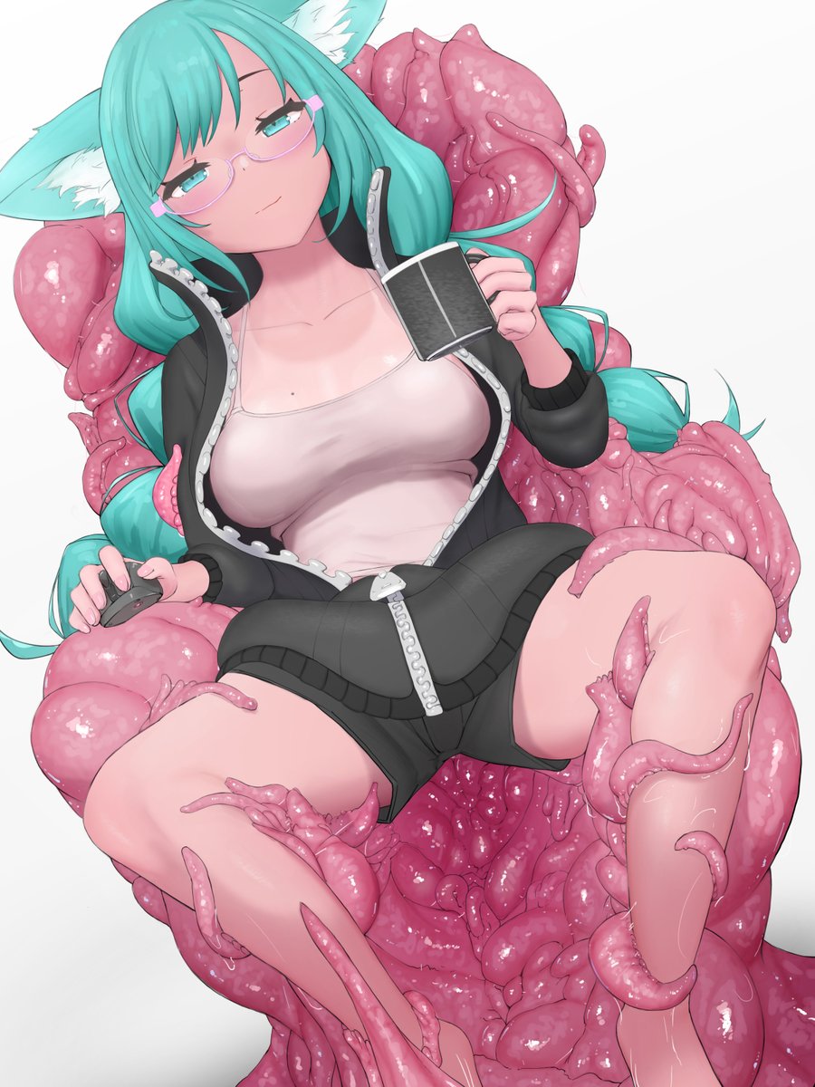 触手椅子×エッチお姉さん ①
利用者→夕焼ヒノ様 @yuyake_hino #Hアート 