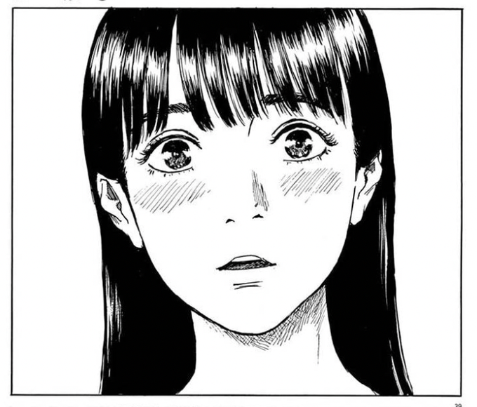 押見修造 の『血の轍』さいしょ画風が鶴田 謙二みたいなのに
どんどん伊藤 潤二そっくりになっていってこれは絶対意図的だしこの描き分けはすごいと思った 