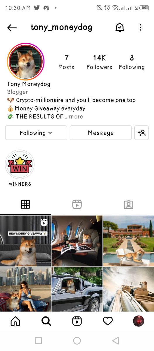 ldjsjsjkV2's tweet photo. Follow and join here guys 
🙏🙏🍀🍀
#TonyMoneydogCryptoGiveaway https://t.co/xD3SqPW1XT