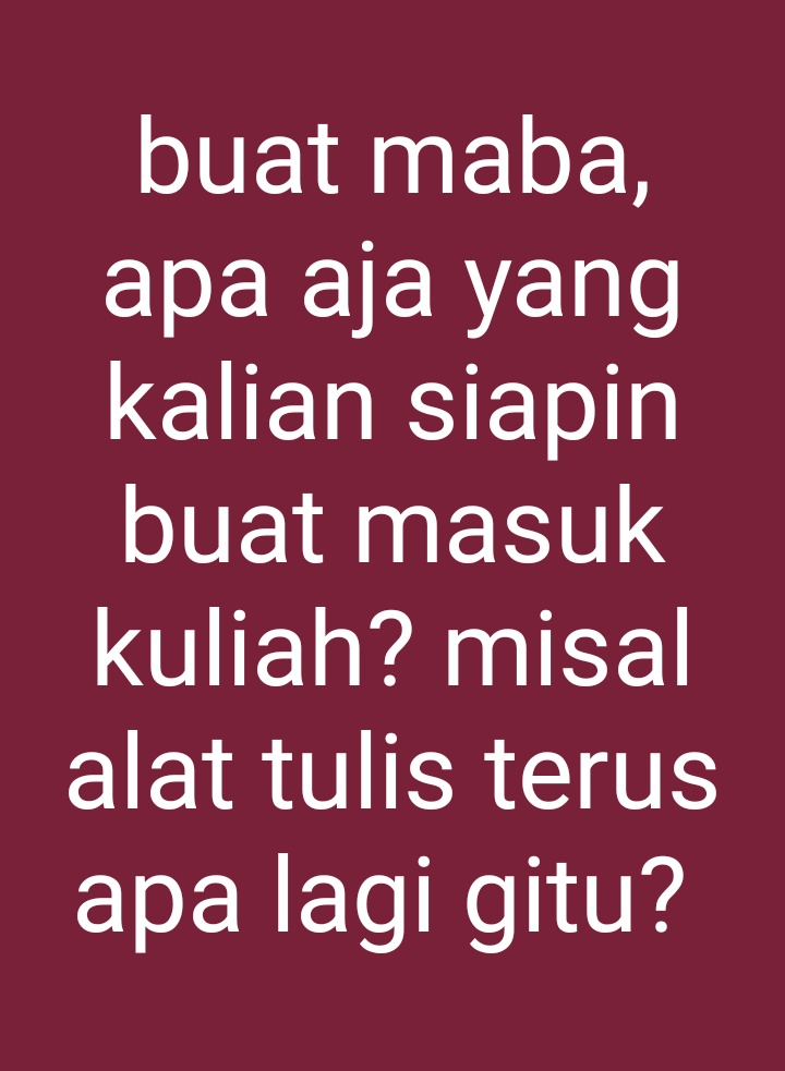 sbmptnfess's tweet photo. ptn! ayo saling bantu biar ada persiapan https://t.co/PLW6SDzsVp