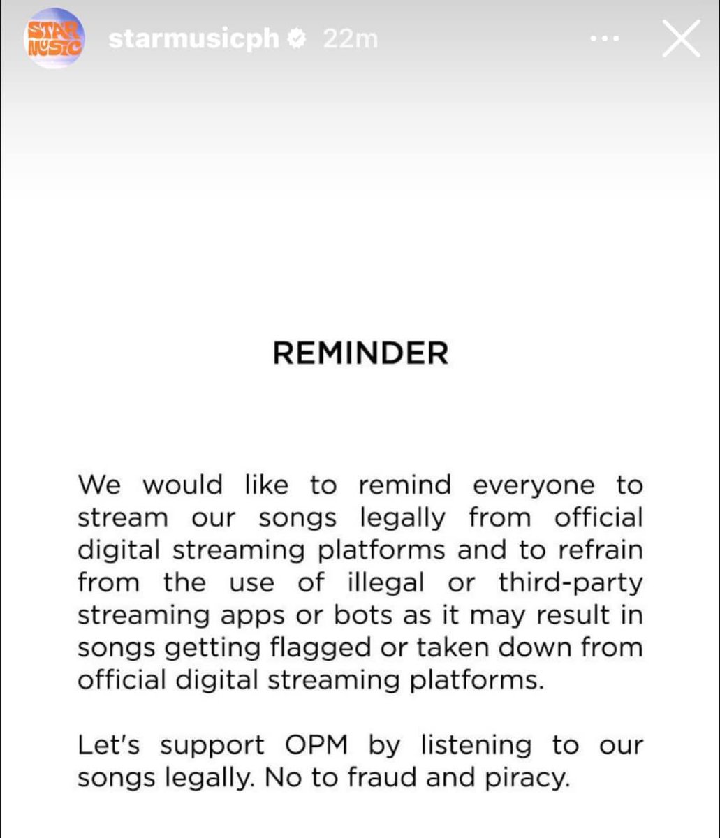 zemo731's tweet photo. Gentle reminder!
Let’s keep the streams legal and authentic! 👐 https://t.co/ErfMoV0JTe