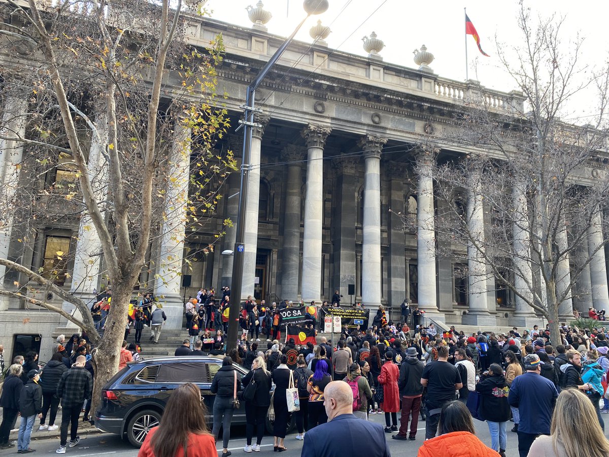 Had an amazin #NAIDOCWeek2022 with a deadly crowd here in #adelaide #alwayswas I choose to #standup and be heard!