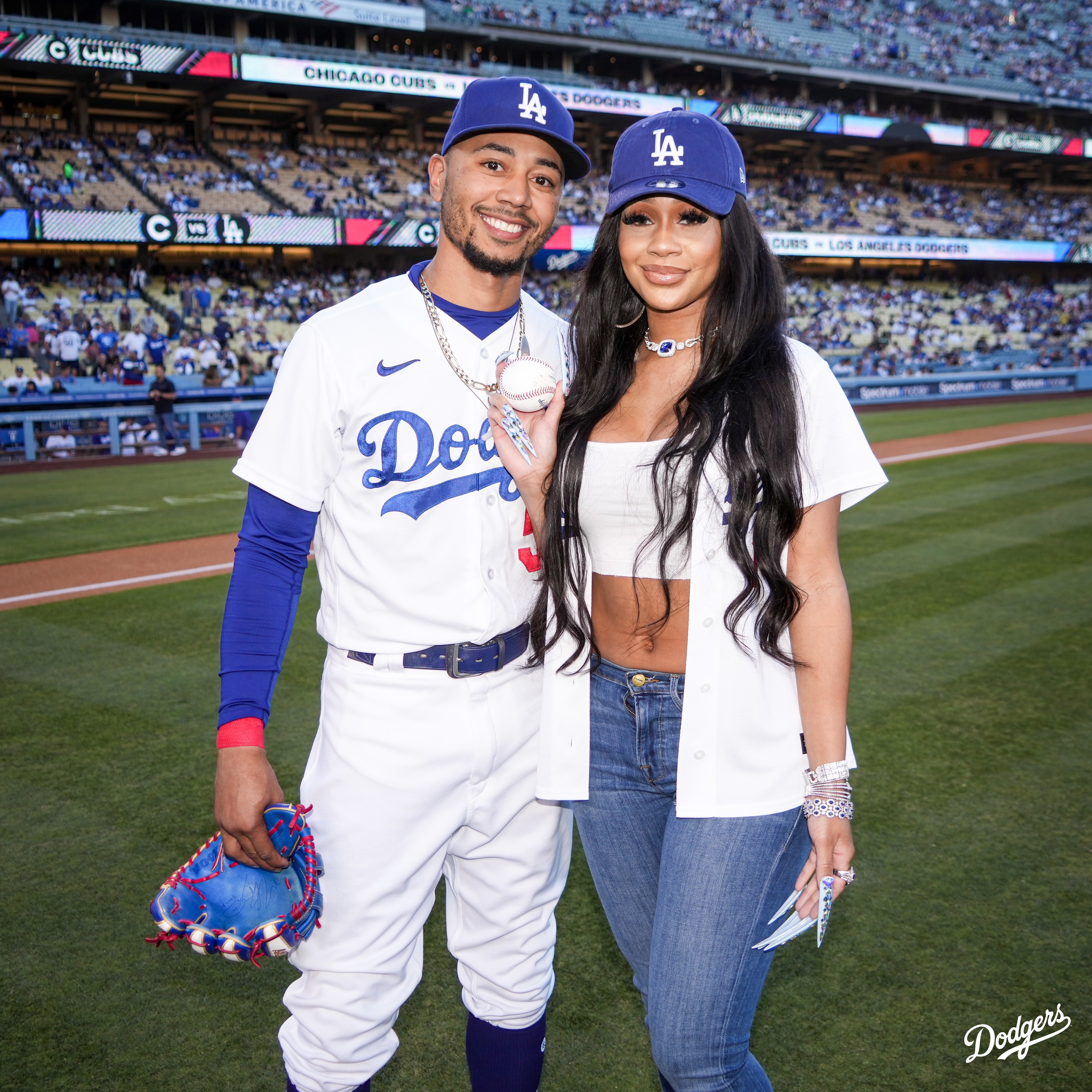 Los Angeles Dodgers on X: ICY. Thanks for stopping by, @Saweetie!   / X