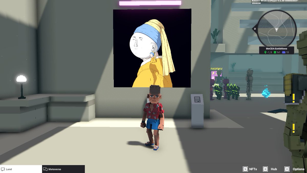 NM2003NM's tweet photo. @TheSandboxGame @MOCDA_ I just participated in the #TheSandbox weekly contest for a chance to win 200 mSAND! Here is my favorite piece from the ‘Impossible Worlds’ exhibition, check out my screenshot below!
👇 https://t.co/2X8p3GrAjn