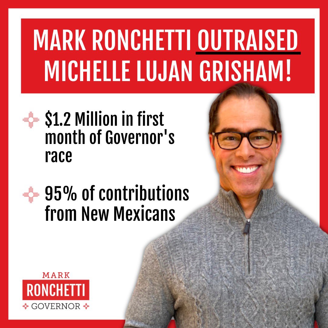 Governor Michelle Lujan Grisham relies on out-of-state dark money groups and the political elite while our campaign is focused on hard-working New Mexicans who deserve better than the career politicians who have run New Mexico for far too long. We’re definitely ready for change.