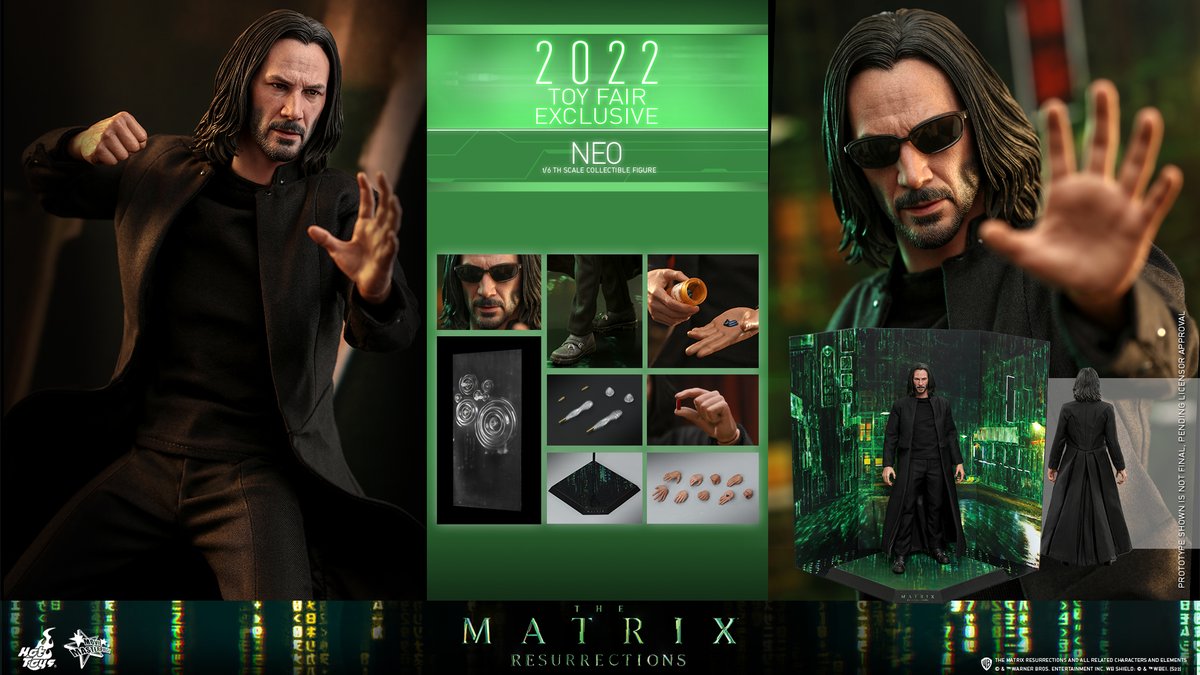 #HotToys 1/6th scale #Neo collectible figure from #TheMatrixResurrections @TheMatrixMovie is available for pre-order now! bit.ly/3bYhPhH