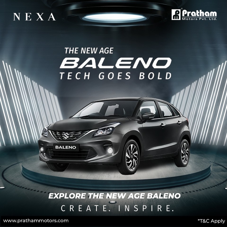 Pratham_Motors's tweet photo. A bold design. Premium interiors. And segment-first tech features. No wonder #TheNewAgeBaleno has reached the milestone of 50,000 bookings. Now, thatโs how #TechGoesBold.
#Nexa #CreateInspire #prathammotors https://t.co/sCaLSoke6a
