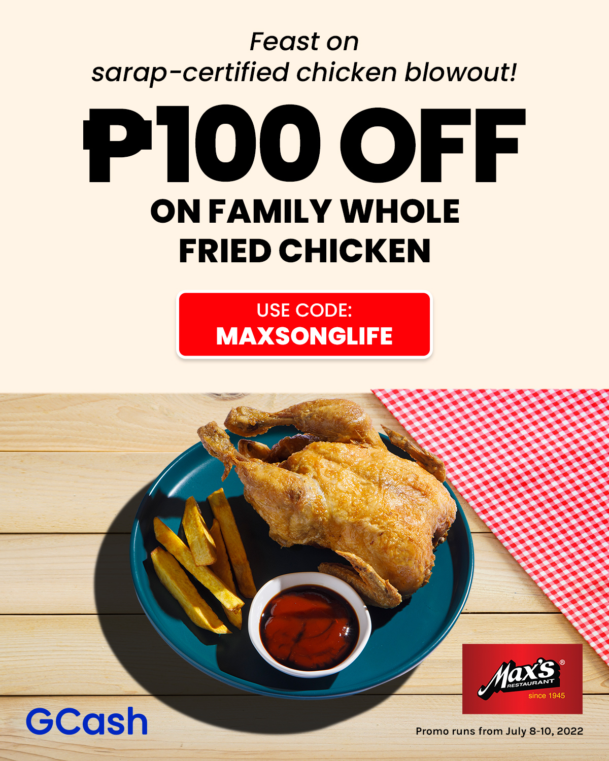 GCash on Twitter "Enjoy your family time with a Whole Fried Chicken